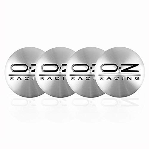 4 Stück Logo Aufklebern Radnabenkappen Nabendeckel, für O.Z OZ Racing 56.5mm Auto Felgendeckel Zubehör Zierdeckel Emblem Abzeichen Accessoires