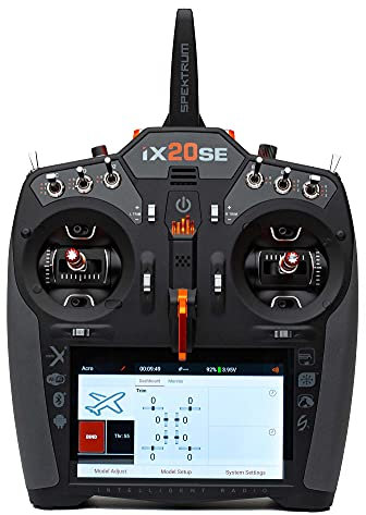 Spektrum SPMR20110EU iX20 20-Channel Special Edition Transmitter, International, Grey/Silver