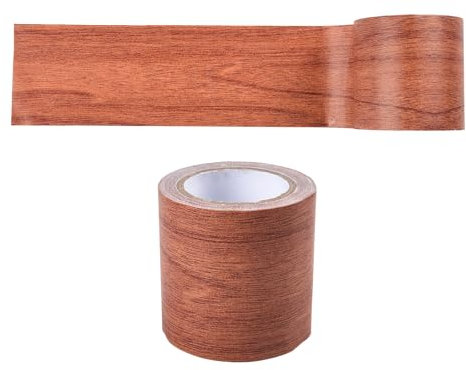 tooloflife Nastro adesivo Beautify Furniture Tape, riparazione pavimenti, effetto legno, nastro adesivo per la riparazione di mobili, porte, pavimenti, tavoli e sedie(Noce)