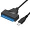 Multibao Type C USB 3.1 to SATA 3.0 22Pin 2.5 Adapter Cable Lead for Hard Drive HDD SSD for Macbook & Laptop