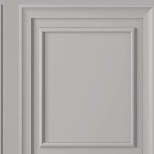 Laura Ashley Redbrook Wood Panel Pale Steel Vliestapete 10mx52cm | Tapeten Wohnzimmer, Wandverkleidung | Einfach anzubringen und zu EntfernenPale Steel 1005 x 52