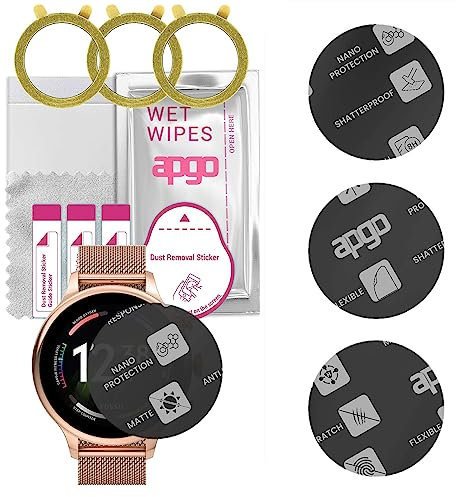 apgo 3x Hybrid Glass MAT MATTE - Protecteur d'écran pour Fossil Gen 6 (42mm)