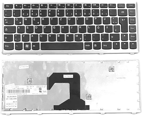T-ProTek Deutsche Tastatur kompatibel für Lenovo IdeaPad U410 (MAH63GE)