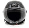 BHR Casco Demi-Jet 834 FLOW - Casco Scooter Estivo Omologato ECE 22.06 con 16 Fori di Aerazione - Casco Motorino con Visiera Antigraffio e Sgancio Micrometrico - Nero Metallizzato L