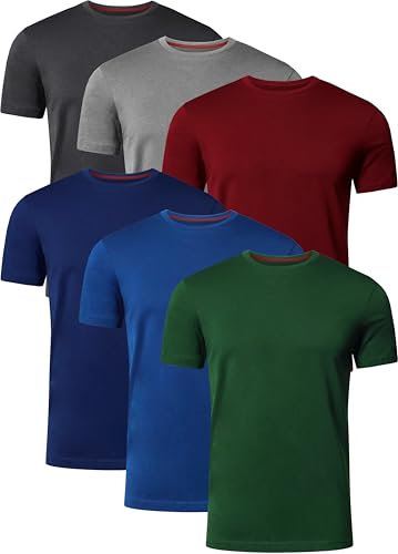 FULL TIME SPORTS T Shirt Herren 6er Pack Tshirt FTS-634-PACK-T1-XL