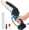 TEETOK Mini Chainsaw Cordless, 6-Inch Handheld Chainsaw Compatible with Makita 18V Battery, Portable Electric Chainsaw with Safety Lock for Courtyard Garden Household Tree Branch Trimming (Tool Only)