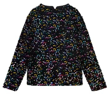 NAME IT Girl Oberteil mit Langen Ärmeln Pailletten