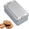Grande boîte à biscuits hermétique avec couvercles | Boîte à biscuits décorative en métal pour comptoir de cuisine, boîte de rangement vide en métal pour bonbons, café, thé, bijoux et chocolats