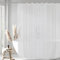 Aeici Rideaux de Douche Semi Transparent, Rideaux de Douche Largeur 240 cm Rideau Douche Baignoire Peva