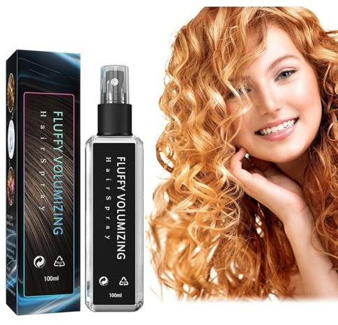 Natural Plant Protein Hair Thickening Spray, Analoguey Hair Spray, Fluffy Volumizing Hair Spray for Fine Hair Thin Hair, Magic Styling Gel, Non Greasy & Non Sticky(100ML*1pc)