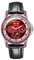 REEF TIGER Luxus Kristall Lünette Mondphase Kompletter Kalender Mechanische Automatikuhr für Herren Leuchtend Lederband Klassische Uhr RGA1805, Rga1988-yrrbd, Modern