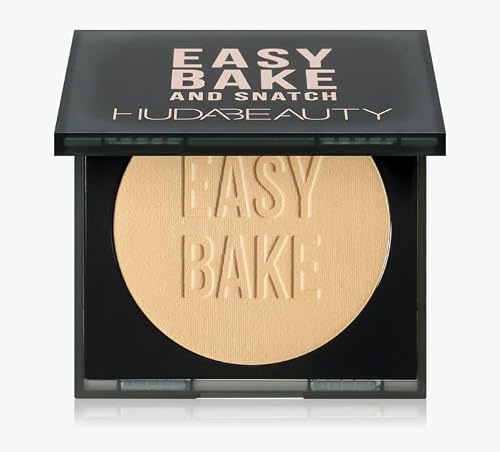 Huda Beauty Original | Easy Bake And Snatch | Highlighter & Fixierpuder | 8,5 Gramm | Farbe (Blondie, 8,50 g (1er-Pack)