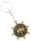 Weeb Keychains One Piece Keychain, Premium Gold Finish Monkey D Luffy Collectible, One Piece Merch with Straw Hat & Wanted Tag, Lightweight Anime Gifts for Men, Anime Keychains for Keys or Bags