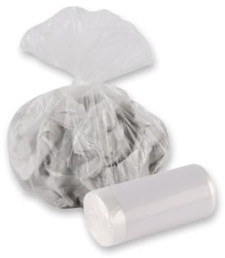 2500 Stück Hygoclean Müllbeutel Light, 5 l | HDPE, Rolle, transparent, L: 43cm, B: 35cm, 9my, Karton, Müllbeutel, Müllsäcke, Mülltüten, Mülltonnen, Abfallsack,