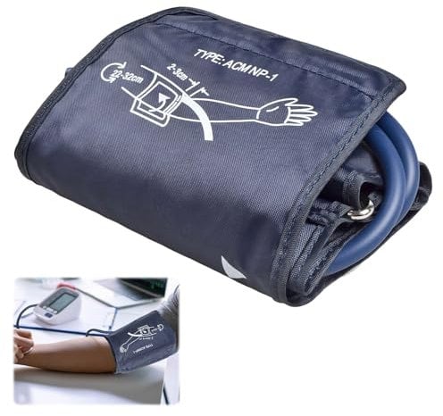 1Pcs Portable large Blood Pressure Cuff for Automatic Blood Pressure,Blood Pressure Cuff Arm Circumference Cuff 22-32CM,Monitor Adjustable Replacement Upper Arm Cuff,blood pressure monitors large cuff