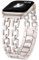 Wearlizer Compatible with Apple Watch Straps 41/40/38/42mm Women, Dressy Fancy Metal Chain Pretty Strap Designer Gold Silver Link Bracelet for iWatch SE Series 10 9 8 7 6 5 4 3 2 1 Starlight