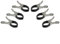 6PCS or 30PCS Pool Cover Clips, Stainless Steel, Designed for Wind Protection and Safe Pool Covering (6pcs black)