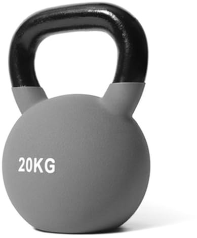 Generise Neoprene Cast Iron Kettlebell – Choice of 6kg, 8kg, 18kg or 20kg – Durable Strength Training Weights for Home & Gym Fitness Workouts (20kg)