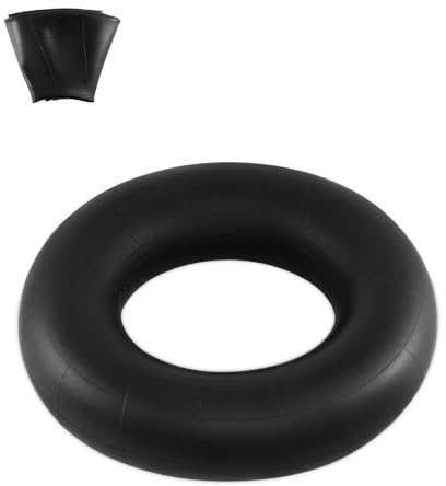 HOMASIS LKW Snow Tube, Rutschreifen Snowtube Snow-Tube Bob Ø 93cm groß, 1,5 mm dick, bis 80 kg Aufblasbarer Schneereifen Schneeschlitten Schlitten Bob Rodel Reifen Rodelreifen für Erwachsene & Kinder