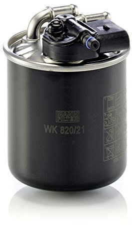 MANN-FILTER WK 820/21 Filtro carburante - Sterzo a destra per Autovetture + veicoli commeriali