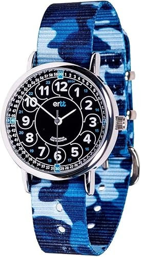 EasyRead Time Teacher Armbanduhr für Jungen & Mädchen - 2-Stufen-Zeit-Lehrer Kinderuhr - 12-24 Stunden-Anzeige - Lernuhr für Schulanfang