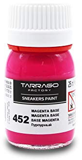 Tarrago Sneakers Paint: Peinture pour chaussures de sport - Rose - Magenta (Base (452)), 25 ml EU