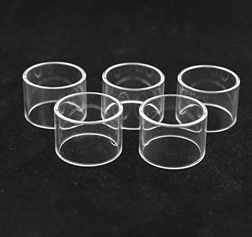 Qingtian-ceg 5pcs Gerade Glas gepasst for GeekVape Zeus RTA 4ML / fit for Zeus Dual-4ML / fit for Zeus X 3,5 ml (Farbe : Fit for Zeus X 4.5ML)