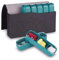 Zocipro Tablettenbox 7 Tage 3 Fächer,Tablettenbox 7 Tage Morgens Mittags Abends, Feuchtigkeitsbeständigem Design & PU-Ledertasche, für Medikamente, Vitamine, Fischöl, Nahrungsergänzungsmittel usw