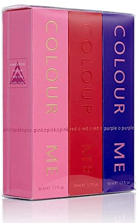 Colour Me Pink/Purple/Red - Fragrance for Women - 50ml Eau de Toilette, by Milton-Lloyd