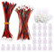 HUAZIZ 50 Paare JST PH 2.0 2-Pin Stecker und 10 cm Rot und Schwarz Silikon Kabel Draht mit Buchse，JST Steckverbinder,Male Female 2-Pin Connector Plug