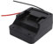 Adaptateur de Batterie, Adaptateur de Roue d'alimentation 18 V Connecteur d'alimentation de Quai Adaptateur de Batterie à Montage sur Source Noir avec Fils pour Batterie au