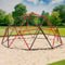 VESKA Klettergerüst DomeClimber Kinder Metall Kletterkuppel Geodome (12FT - 360cm, anthrazit/rot)