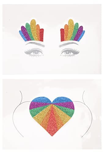 LALAFINA Mask Rainbow LGBT Temporary gay pride pride rainbow temporary lgbt rainbow temporary sticker Sticker: Gay Pride Pride Mask