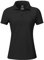 AjezMax Golf Poloshirt Damen Kurzarm mit Reißverschluss Sports T-Shirt Golf Polo Oberteile Atmungsaktiv Schnelltrocknend Schwarz M