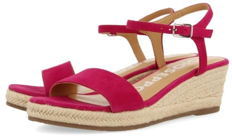 GIOSEPPO Xarre, Sandalo Espadrillas con Zeppa Donna, Fucsia, 38 EU