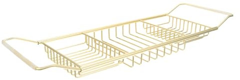 Luxshiny étagère de Baignoire sur Le Plateau de la Baignoire Organisateur de Plateau de Baignoire Accessoires de téléphone Portable Support d'ordinateur Portable pour Bureau bac à
