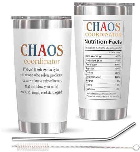 GunFawn Chaos-Koordinator-Geschenke, Chaos-Koordinator-Becher, Dankeschön-Geschenke für Frauen