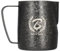 Barista Space Jarra de leche plateada pulida, ideal para latte art con boquilla precisa, ligera y manejable, recomendada por campeones del mundo, color negro plateado, 600 ml