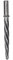 Brückenbau-Reibahle, 1/2-Zoll-Schaft, 5 Nuten, M2 HSS-Spiralreibahle für Stahllegierungen, Aluminium, Metallmaterialien