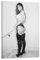 TINCHEW Lana Rhoades Ass BW Poster-Tapisserie, Kunstdruck, Wandfoto, Farbe, Tapisserie, hängendes Bild, Familie, Schlafzimmer, Dekoration, Geschenk, 40 x 60 cm