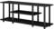 Vicco Lowboard Cesaro, Fernsehtisch, Schwarz, 110 x 41.5 cm mit offenen Regalen