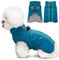 Katzinst Hunde Wintermantel, Ärmellose Wasserbeständig Hundejacke Reflektierend Hundejacke mit Bauchschutz Hundebekleidung Outfit Hundemantel für Mittelittelgroße Hunde, Französische Bulldogge, M