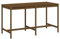 SDWEHO7 Stehtisch Bartresen Holz 110 cm Hoch Indoor Outdoor Bistrotisch Biertisch Gartentisch Bartisch Partytisch Balkontisch, Honigbraun 203,5x90 cm Massivholz Kiefer