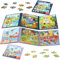 GSrenyu 2 Pcs 3-in-1 Magnetic Puzzles for Toddlers, Toddler Jigsaw for 3-6 Year Old Baby, 16-20-25 pieces Learning Magnet Puzzles, Travel Games for Kids 3 4 5 6 Years Old Boys and Girls