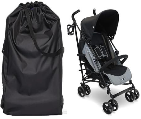 lisetar Extra Large Stroller Storage Bag (127x63x43cm), Waterproof Durable Pram Cover with Reinforced Seams, Lightweight Pushchair Protector for Transport & Home Storage