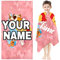 KIDSLOVE Personalisiertes Strandtuch Mit Namen, The Pooh Bear Strandtuch 90x180 cm Winnie Pooh Badetuch Strandlaken Anime Winnie Puuh Handtücher Für Strand (1,90 x 180 cm)