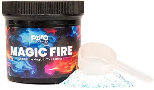 PyroProducts Magic Fire Feuerpulver - 500 Gramm - Farbige Kaminflammen - Mystisches Feuerpulver
