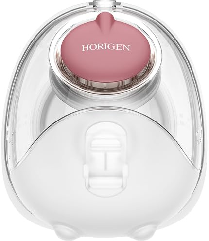 Horigen Tazón de leche D6, botellas de almacenamiento de leche materna portátil con tapa de botella, compatible con extractor de leche portátil, colector de leche, color rojo oscuro, 1 paquete