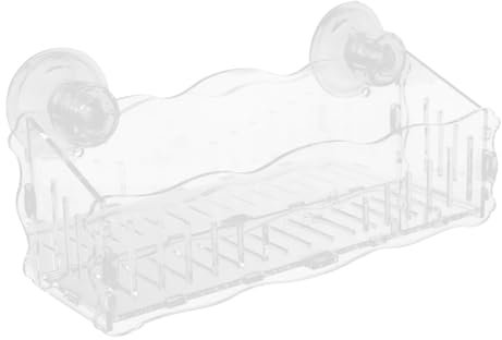 POPETPOP Suction Cup Planter for Window No Drill Needed Acrylic Sucker Pot Modern Plant Holder for Apartment Home