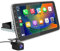Autoradio 1 din Android 13 Universel Voiture Modèles Écran de 10 Pouces Supporte Carplay Android Auto Bluetooth WiFi GPS FM RDS USB Commande au Volant Caméra de recul [2 Go + 64 Go]